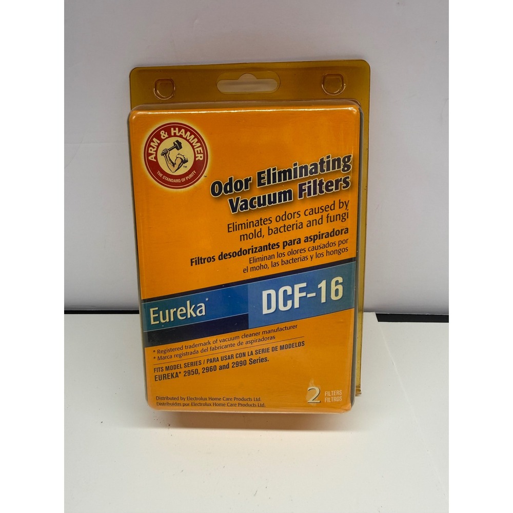 Arm & Hammer Eureka DCF-16 Odor Eliminating Vacuum Filters 2-Pack 63145